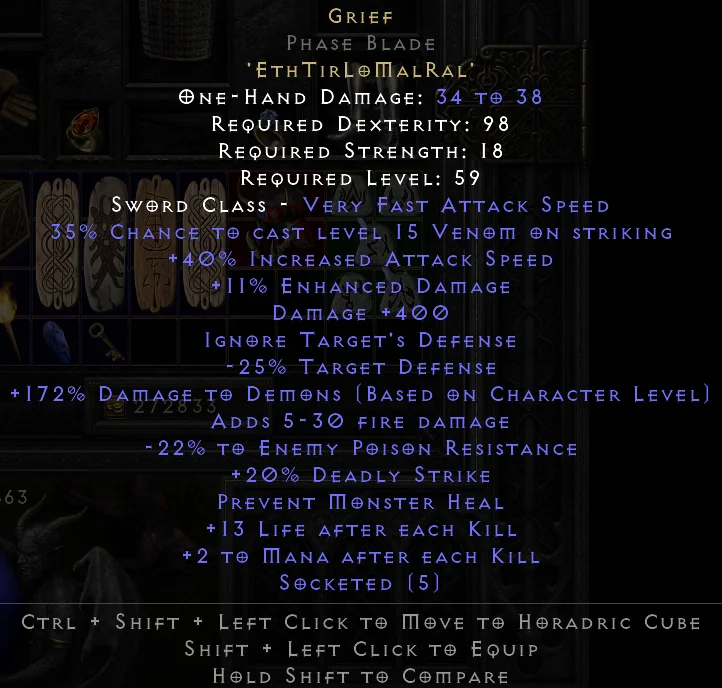 Grief Phase Blade